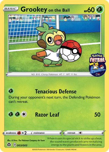 Grookey on the Ball 3, Pokémon Futsal Collection