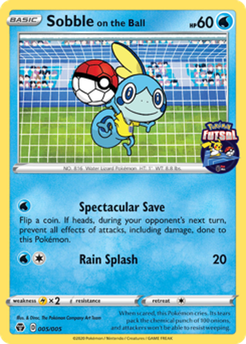 Sobble on the Ball 5, Pokémon Futsal Collection