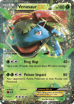 Venusaur-EX Pokémon TCG card art