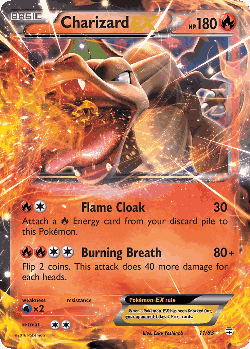 Charizard-EX Pokémon TCG card art