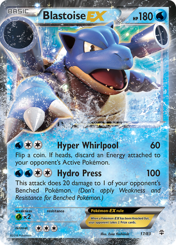 Blastoise-EX 17, Generations