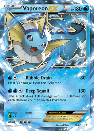 Vaporeon-EX 24, Generations