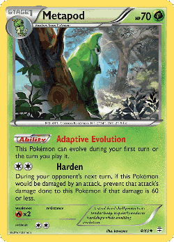 Metapod Pokémon TCG card art