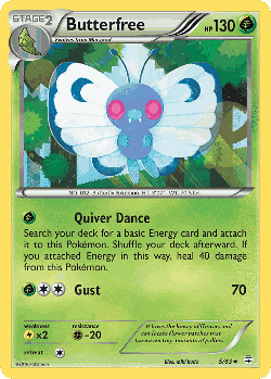 Butterfree card art