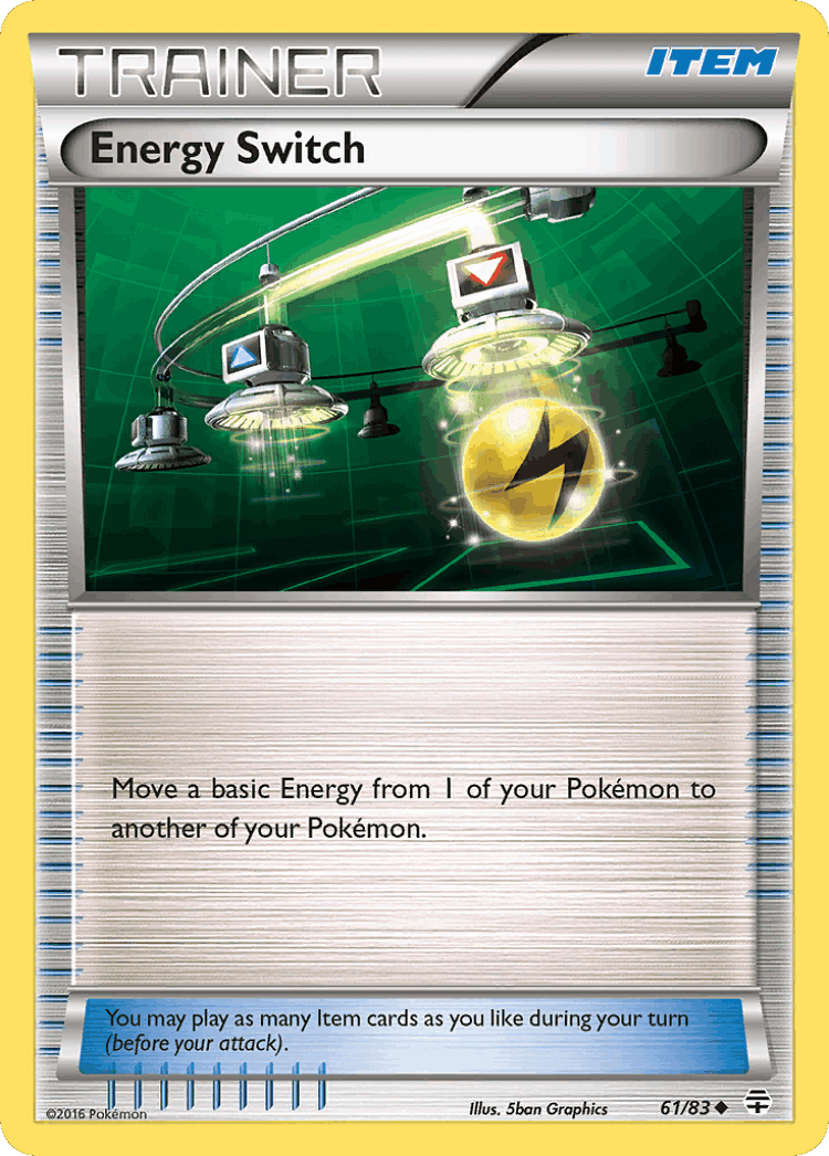 Energy Switch #61 from Generations - Uncommon - Illustrated by 5ban Graphics