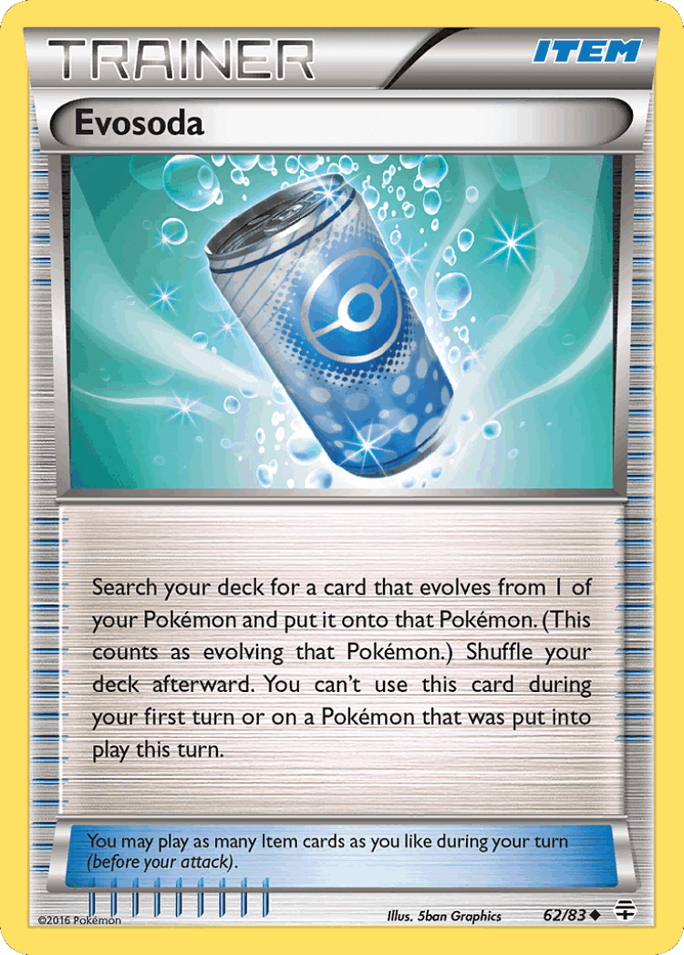 Evosoda #62 from Generations - Uncommon - Illustrated by 5ban Graphics