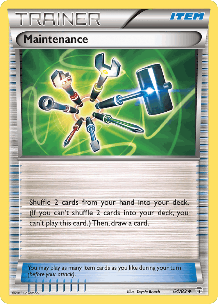 Maintenance #64 from Generations - Uncommon - Illustrated by Toyste Beach