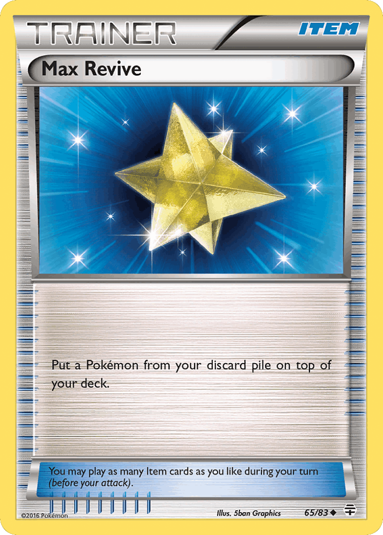 Max Revive #65 from Generations - Uncommon - Illustrated by 5ban Graphics