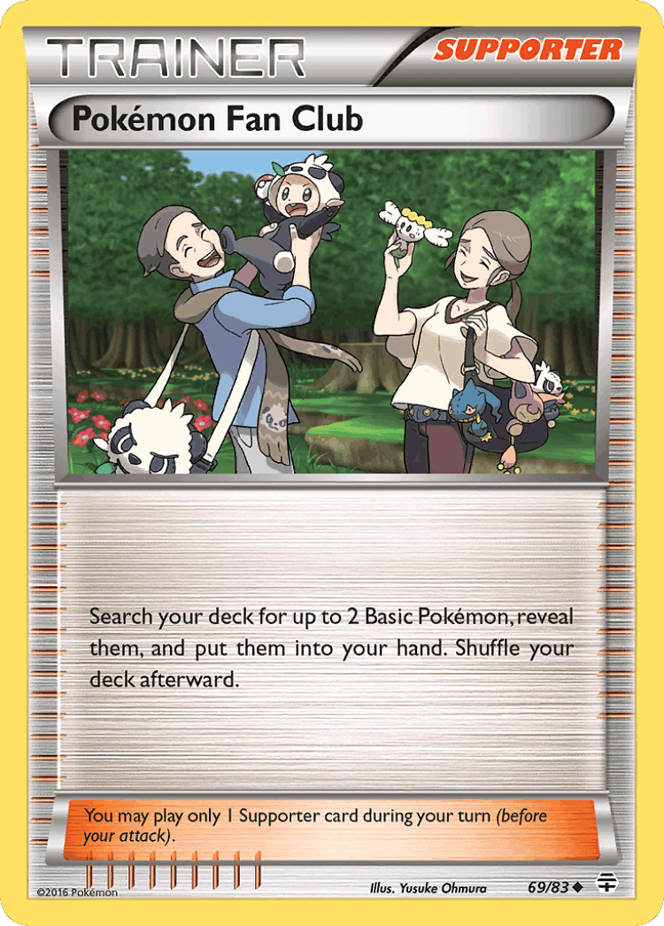 Pokémon Fan Club #69 from Generations - Uncommon - Illustrated by Yusuke Ohmura
