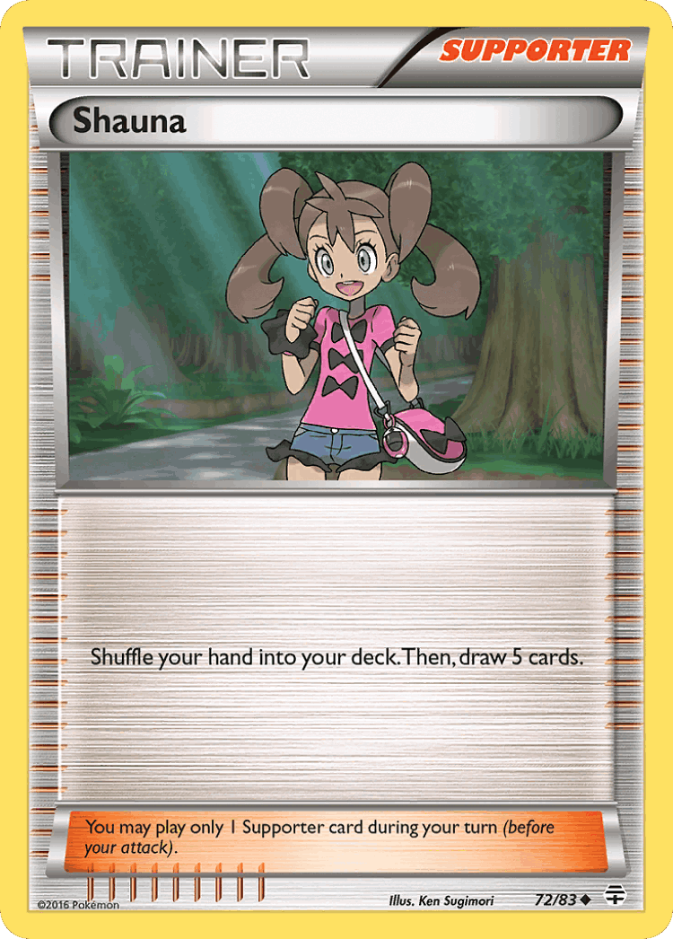 Shauna #72 from Generations - Uncommon - Illustrated by Ken Sugimori