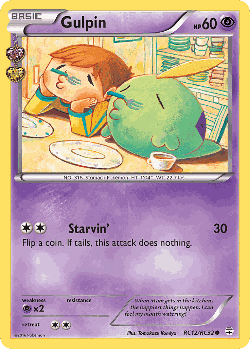 Gulpin Pokémon TCG card art