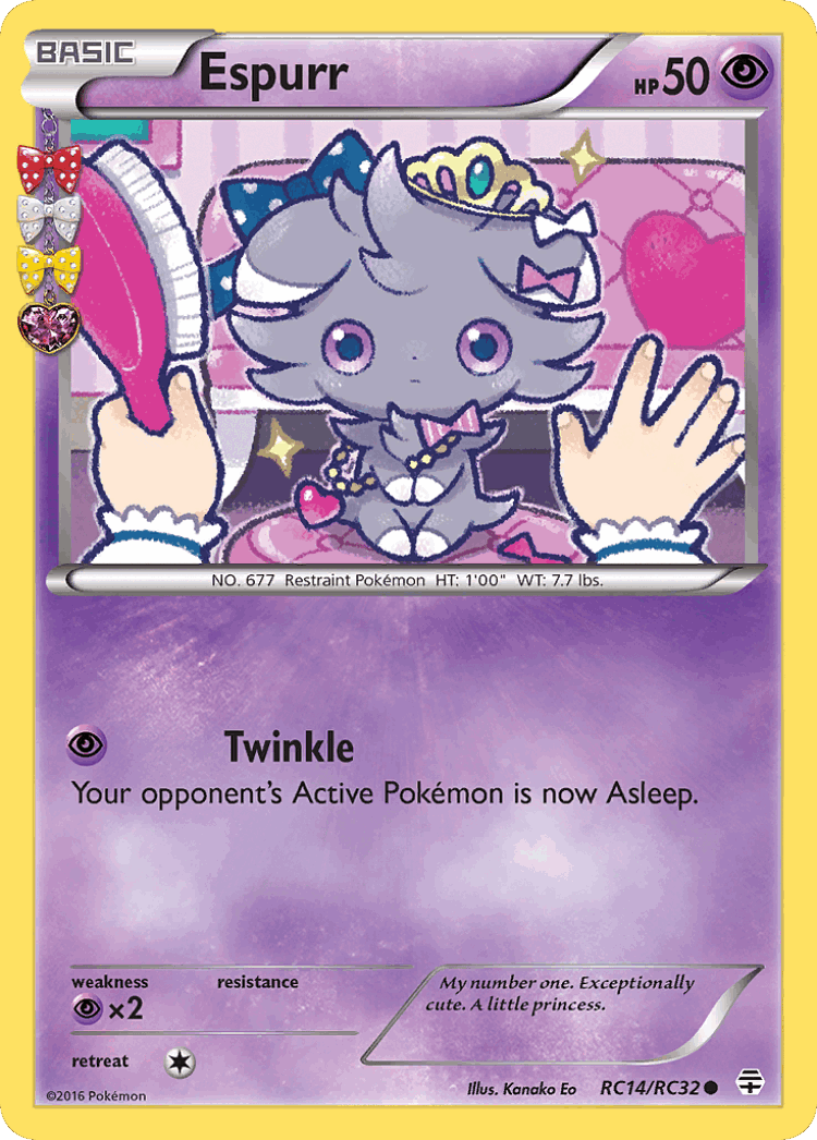 Espurr #14 from Generations - Common - Illustrated by Kanako Eo