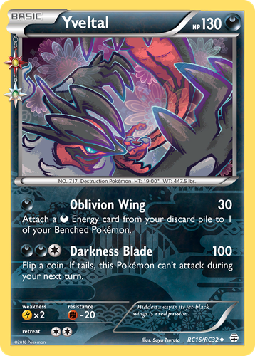 Yveltal 16, Generations