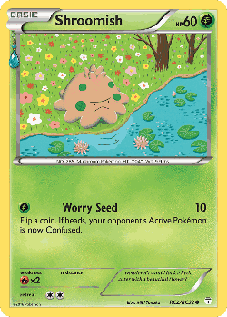 Shroomish Pokémon TCG card art