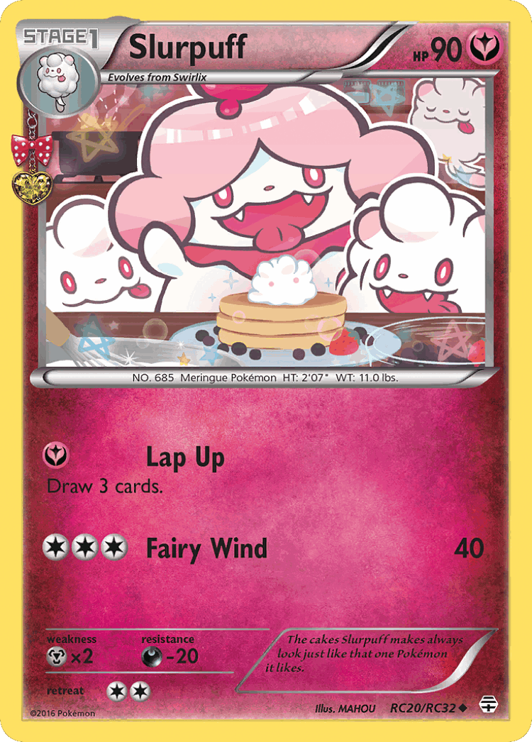 Slurpuff #20 from Generations - Uncommon - Illustrated by MAHOU
