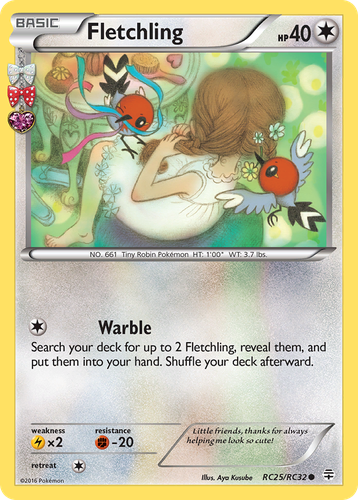 Fletchling 25, Generations