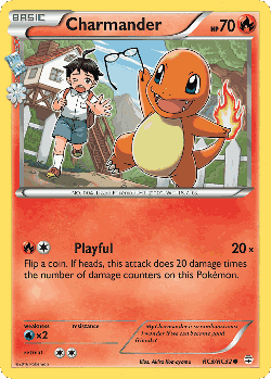 Charmander Pokémon TCG card art