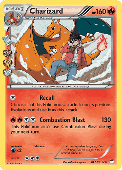 Charizard Pokémon TCG card art
