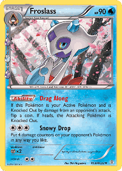 Froslass Pokémon TCG card art