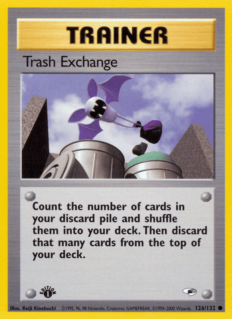 Trash Exchange #126 from Gym Heroes - Common - Illustrated by Keiji Kinebuchi