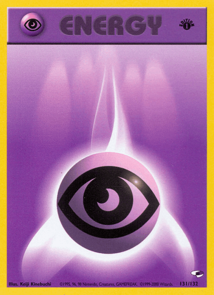 Psychic Energy #131 from Gym Heroes - Illustrated by Keiji Kinebuchi