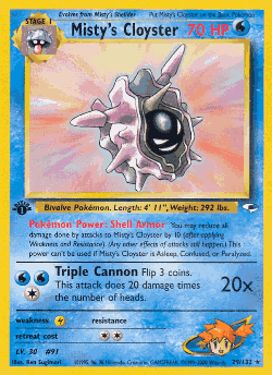 Misty's Cloyster 29, Gym Heroes