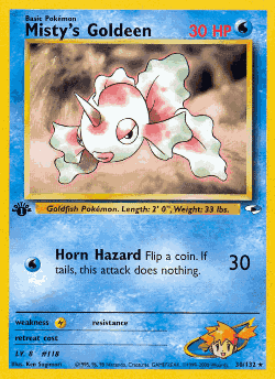 Misty's Goldeen 30, Gym Heroes