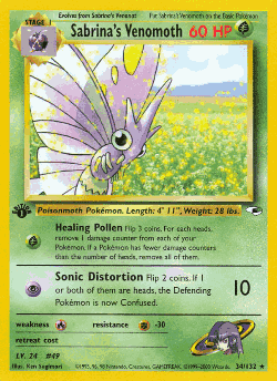 Sabrina's Venomoth 34, Gym Heroes