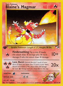 Blaine's Magmar 37, Gym Heroes