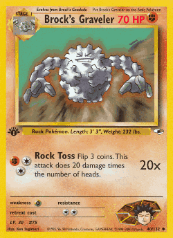 Brock's Graveler 40, Gym Heroes