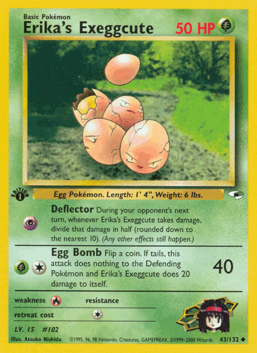 Erika's Exeggcute 43, Gym Heroes