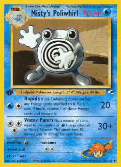 Misty's Poliwhirl 53, Gym Heroes