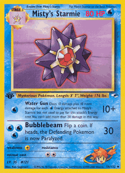 Misty's Starmie 56, Gym Heroes
