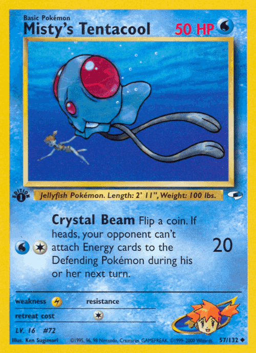 Misty's Tentacool 57, Gym Heroes