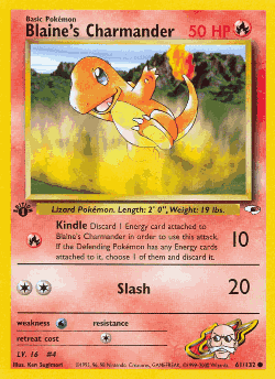 Blaine's Charmander 61, Gym Heroes