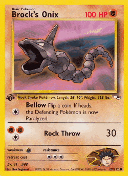 Brock's Onix 69, Gym Heroes