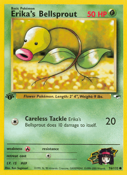 Erika's Bellsprout 76, Gym Heroes
