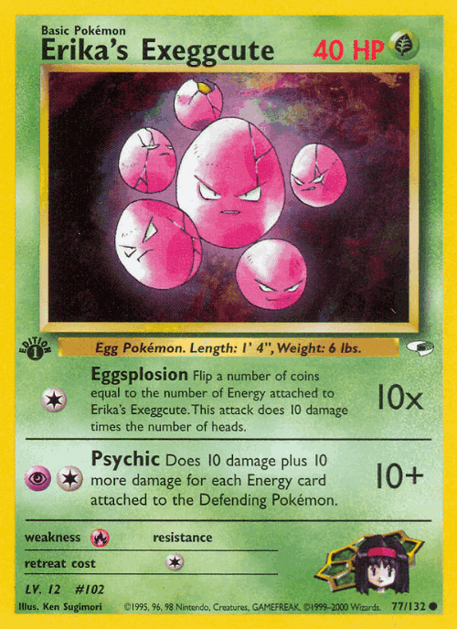 Erika's Exeggcute 77, Gym Heroes