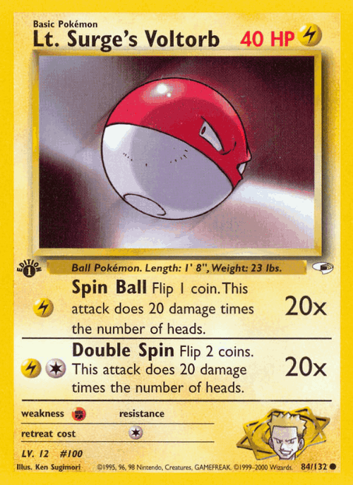 Lt. Surge's Voltorb 84, Gym Heroes