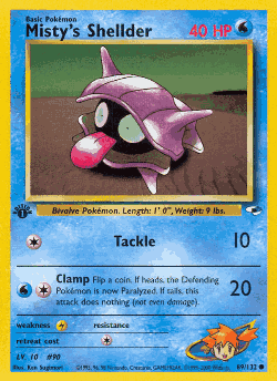 Misty's Shellder 89, Gym Heroes