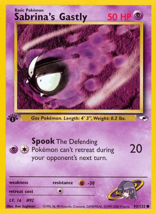 Sabrina's Gastly 93, Gym Heroes