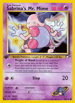 Sabrina's Mr. Mime 94, Gym Heroes