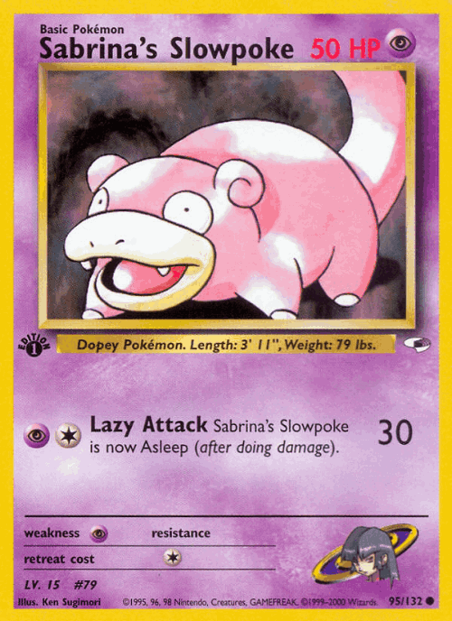 Sabrina's Slowpoke 95, Gym Heroes