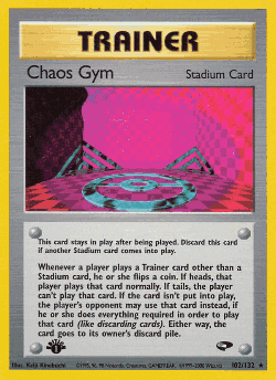 Chaos Gym 102, Gym Challenge