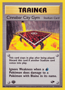 Cinnabar City Gym 113, Gym Challenge