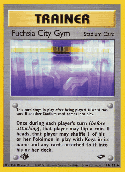 Fuchsia City Gym 114, Gym Challenge