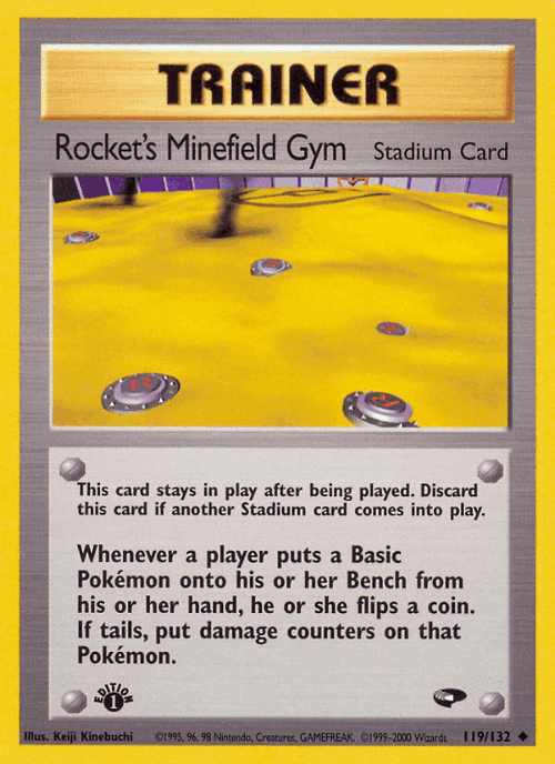 Rocket's Minefield Gym 119, Gym Challenge