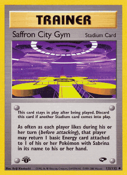 Saffron City Gym 122, Gym Challenge