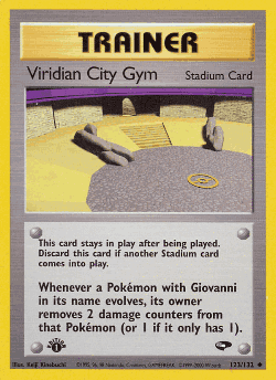 Viridian City Gym 123, Gym Challenge