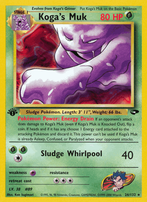 Koga's Muk 26, Gym Challenge